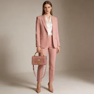Women’s Fashion Classic for Genuine Leather Top Wooden Handle Zipper Handbag Designer Shoulder Bag Waterproof New Arrival