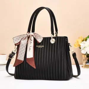 Women’s Fashion Shoulder Bag PU Leather Handbags with Multiple Carrying Options for Daily Travel Large Capacity Handbags