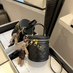 Women’s Fashionable Bucket Bag Multi functional Handbag. the Lining Is Made of Polyester Fiber.2352