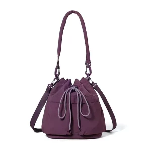Women’s Fashionable and Simple Large Capacity Drawstring Portable Bucket Bag Lightweight and Versatile