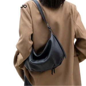 Women’s Genuine Leather Crossbody Shoulder Bag Single Strap Summer Waterproof Durable Large Capacity Retro Luxury Handbag