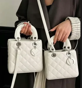 Women’s Genuine Leather Handbag Versatile Light Luxury Di Bag With Zipper Closure Durable Shoulder Crossbody Bag