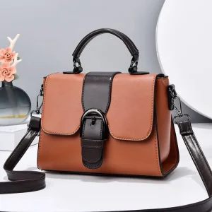 Women’s Genuine Leather Large Vintage Bohemian Handbag Shoulder Crossbody Bag ZIP Two Straps