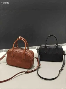 Women’s Genuine Leather Mini Satchel Bag Cowhide Leather Retro Compact Shoulder Handbag Crossbody Purse Mini Women Bag