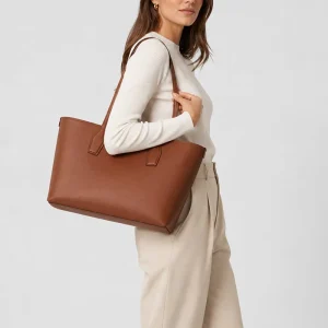 Womens Genuine Leather Shoulder Bag Tote for Women Large Shopper Daily Office Travel Lady Handbags Private Label Supplier Custom