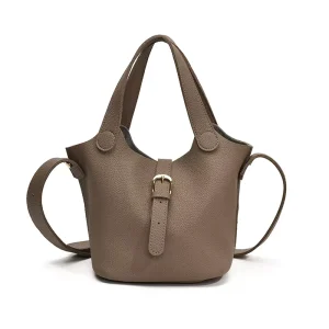 Women’s Hand held Crossbody Small Bags PU Leather Bags Mini Tote Basket Shoulder Bag Handbags for Women