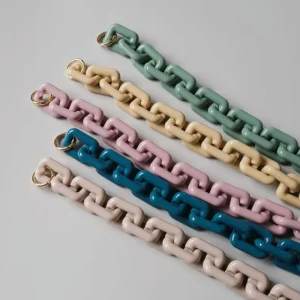 Women’s Handbag Decorative Chain Detachable Resin Link Acrylic Chain Plastic Phone Chain Bag Straps