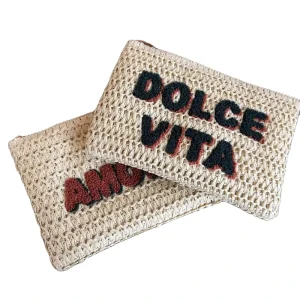 Women’s Handbag Light Small Purse Straw Woven Bag
