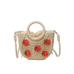Women’s Handbags for Seaside Office Workers Niche High end One shoulder Paper Straw Bags