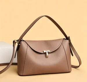 Women’s High Quality PU Leather Crossbody Shoulder Messenger Bag Luxury Casual Totes Handbags Purses Designer for Autumn