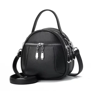 Women’s Korean Version Single Shoulder Crossbody Bag Versatile Multi-Layer Casual Portable Handheld Phone Coin Purse Fashion