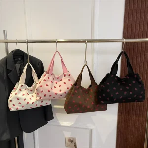 Women’s Large Capacity Fashion Ruched Tote Bags with Long Strap Lady Casual Elegant Sling Shoulder Bags Purse