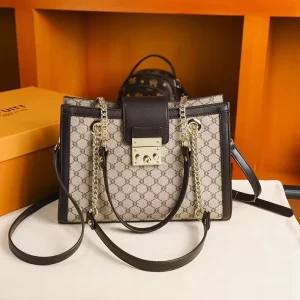 Women’s Large Capacity Multi Functional Tote Bag Zipper Closed Ladies PU Handbag