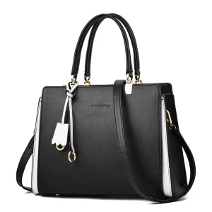 Women’s Large Capacity Zipper Closure Tote Shoulder Bags with Handle Satchel Purse for Travel