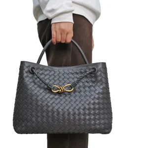 Women’s Large Size Hobo Bags Foldable Woven Tote Shoulder Crossbody Satchel Fashion Purses