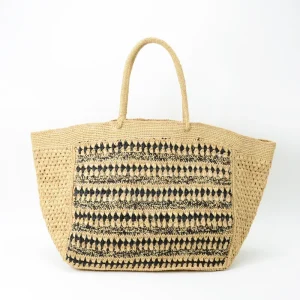 Women’s Large Tote Bag With Straw Elegant and Practical for Everyday Use