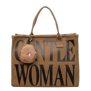 Women’s Large-sized Handbag Satchels with Zipper Closure Portable Customizable for Outdoor Use