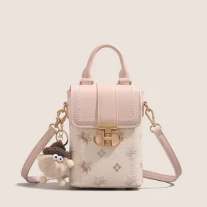 Women’s Luxury Summer Crossbody Mini Satchel Fashionable Lightweight Mobile Phone Compartment Bag