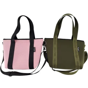 Women’s Portable Neoprene Tote Bucket Bag for Beach Summer All Seasons for Ladies