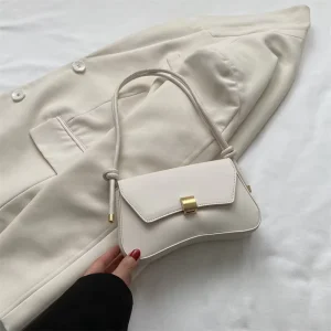 Women’s Retro Hand-Carry Underarm Western Style Single-Shoulder Crossbody Mini PU Cover Bag