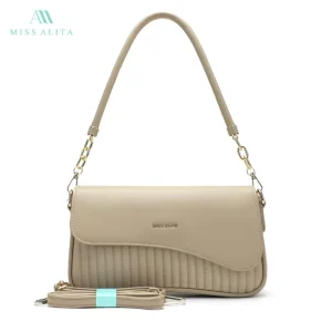 Women’s Shoulder Bag Lightweight PU Leather Fashion Chain Daily Use Party Evening Handbag Lady Elegant Crossbody Purse