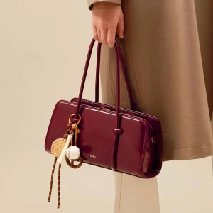 Women’s Spacious Multi Pocket Fashionable Shoulder Bag Crossbody Handbag with Zip Closure