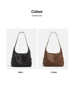 Women’s Straw Handbags with Zipper Closure Single Strap Polyester Lining Fashion Summer Design