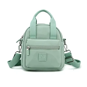 Women’s Summer Fashion Shoulder Crossbody Bag Water repellent Nylon Casual Mobile Phone Backpack