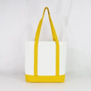 Women’s Sustainable Eco Friendly Canvas Tote Bag Custom Printed Letter Pattern Logo Durable Cute Travel Shopping Medium Long