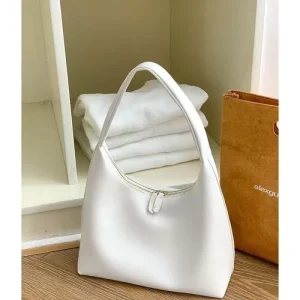 Women’s Tote Bags Portable Canvas Zipper Closure All Seasons Classic Simple Top Handle Shoulder Bags