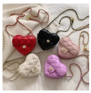 Women’s Vintage Boho Cross Body Bag Fashionable PU Kids’ Bag Golden Ball Lipstick Accessories Square Zipper Closure Satchel