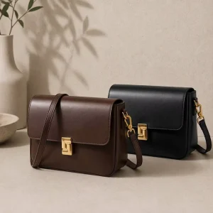 Women’s Vintage Leather Saddle Shoulder Bag Handmade Custom Luxury Travel Fashion Designer Crossbody Bags for Women Factory