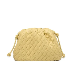 Woven Cloud Bag for Women Dumpling Shape One Shoulder Crossbody Handheld Lady Clutch Bag