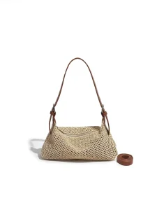 Woven Underarm Straw Bag Summer Beach Shoulder Bag Bohemian Crossbody Bag for Women Design OEM Custom Bags Handbags
