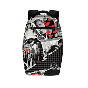 Your Brand OEM ODM High Quality PVC Western Style Backpack Stylish Graffiti Pattern Cool Fashionable Design