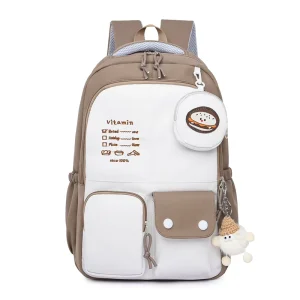 Youth Campus Fashion Student Bag Backpack Large Capacity School Bags