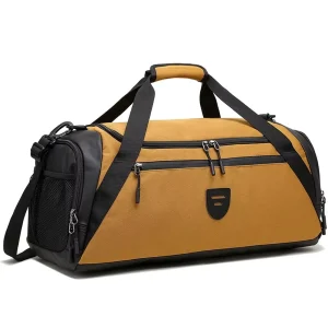Zipper Large Capacity Adjustable Strap Unisex Fashion Multi functional Durable Portable Outdoor Short Distance Travel Duffel Bag