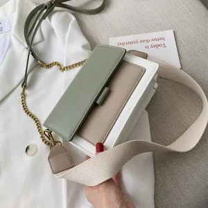 square Handbags for Women’s Branded Crossbody Hand Bags Ladies Luxury Shoulder Bag