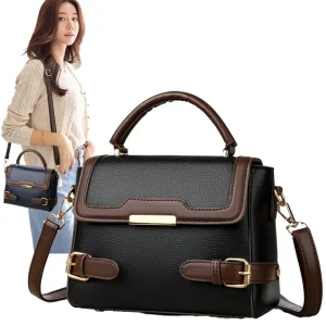 Hot Selling Korean Style Pu Handbags for Young Women New Design Soft Purses with Single Strap Water Proof Feature